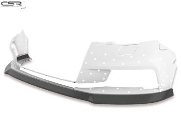 CSR Frontspoiler | Cup-Spoilerlippe mit ABE für Audi A3 8V CSL393-S strukturiert schwarz matt (keine Lackierung erforderlich)