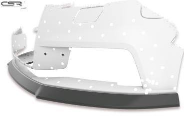 CSR Frontspoiler | Cup-Spoilerlippe mit ABE für Audi A3 8V CSL393-S strukturiert schwarz matt (keine Lackierung erforderlich)