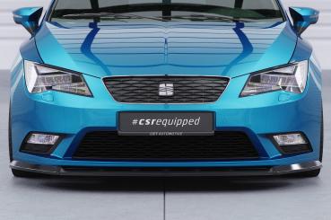 CSR Frontspoiler | Cup-Spoilerlippe mit ABE für Seat Leon 3 (Typ 5F) CSL394-S strukturiert schwarz matt (keine Lackierung erforderlich)