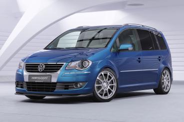 CSR Frontspoiler | Cup-Spoilerlippe mit ABE für VW Touran I (Typ 1T) CSL396-S strukturiert schwarz matt (keine Lackierung erforderlich)
