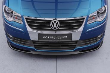 CSR Frontspoiler | Cup-Spoilerlippe mit ABE für VW Touran I (Typ 1T) CSL396-S strukturiert schwarz matt (keine Lackierung erforderlich)