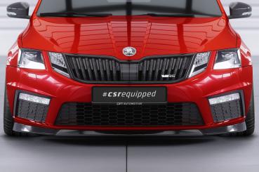 CSR Frontspoiler | Cup-Spoilerlippe mit ABE für Skoda Octavia 3 5E RS CSL399-L Lackierung erforderlich (unlackiert roh)