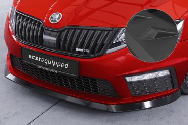 CSR Frontspoiler | Cup-Spoilerlippe mit ABE für Skoda Octavia 3 5E RS CSL399-L Lackierung erforderlich (unlackiert roh)