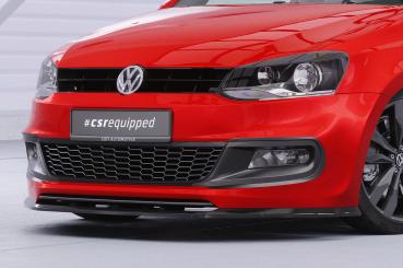 CSR Frontspoiler | Cup-Spoilerlippe mit ABE für VW Polo V (Typ 6R, 6C) R-Line CSL400-L Lackierung erforderlich (unlackiert roh)