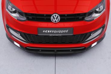 CSR Frontspoiler | Cup-Spoilerlippe mit ABE für VW Polo V (Typ 6R, 6C) R-Line CSL400-L Lackierung erforderlich (unlackiert roh)
