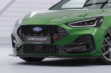 CSR Frontspoiler | Cup-Spoilerlippe mit ABE für Ford Focus MK4 ST / ST-Line CSL406-C Carbon Look Hochglanz (keine Lackierung erforderlich)