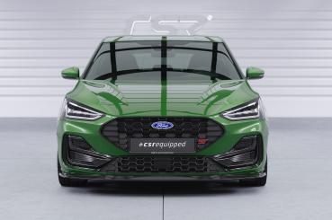 CSR Frontspoiler | Cup-Spoilerlippe mit ABE für Ford Focus MK4 ST / ST-Line CSL406-C Carbon Look Hochglanz (keine Lackierung erforderlich)