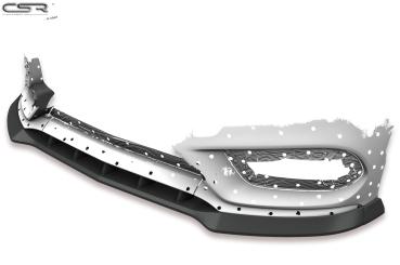 CSR Frontspoiler | Cup-Spoilerlippe mit ABE für Mercedes-Benz C-Klasse 205 AMG-Line CSL408-C Carbon Look Hochglanz (keine Lackierung erforderlich)