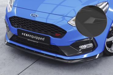 CSR Frontspoiler | Cup-Spoilerlippe mit ABE für Ford Fiesta MK8 ST/ST-Line CSL409-S strukturiert schwarz matt (keine Lackierung erforderlich)