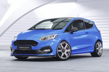 CSR Frontspoiler | Cup-Spoilerlippe mit ABE für Ford Fiesta MK8 ST/ST-Line CSL409-S strukturiert schwarz matt (keine Lackierung erforderlich)