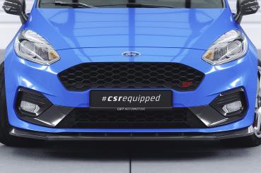CSR Frontspoiler | Cup-Spoilerlippe mit ABE für Ford Fiesta MK8 ST/ST-Line CSL409-S strukturiert schwarz matt (keine Lackierung erforderlich)