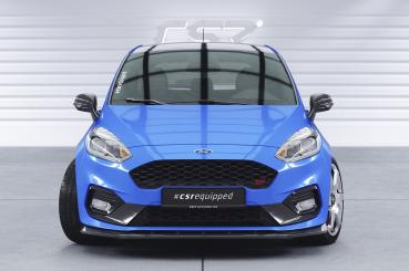 CSR Frontspoiler | Cup-Spoilerlippe mit ABE für Ford Fiesta MK8 ST/ST-Line CSL409-S strukturiert schwarz matt (keine Lackierung erforderlich)