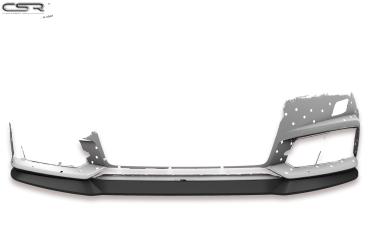 CSR Frontspoiler | Cup-Spoilerlippe mit ABE für Audi A6 C7 4G S-Line/ S6 C7 4G CSL410-S strukturiert schwarz matt (keine Lackierung erforderlich)