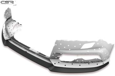 CSR Frontspoiler | Cup-Spoilerlippe mit ABE für Audi A6 C7 4G S-Line/ S6 C7 4G CSL410-S strukturiert schwarz matt (keine Lackierung erforderlich)