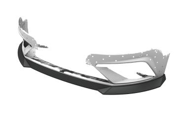 CSR Frontspoiler | Cup-Spoilerlippe mit ABE für Seat Leon 3 (Typ 5F) Cupra/FR CSL411-C Carbon Look Hochglanz (keine Lackierung erforderlich)