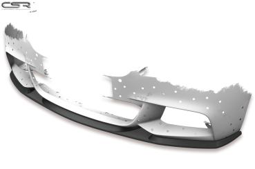 CSR Frontspoiler | Cup-Spoilerlippe mit ABE für BMW 5er F10 / F11 M-Paket CSL412-C Carbon Look Hochglanz (keine Lackierung erforderlich)