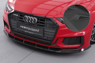 CSR Frontspoiler | Cup-Spoilerlippe mit ABE für Audi A6 S-Line / S6 C8 (Typ 4K/F2) CSL413-L Lackierung erforderlich (unlackiert roh)