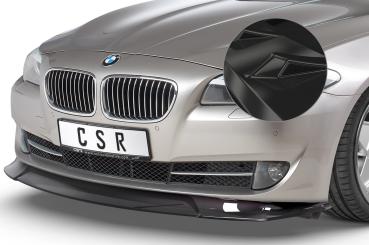 CSR Frontspoiler | Cup-Spoilerlippe mit ABE für BMW 5er F10 / F11 CSL421-G Glossy schwarz Hochglanz (keine Lackierung erforderlich)