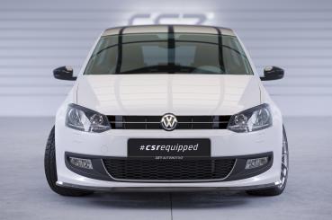 CSR Frontspoiler | Cup-Spoilerlippe mit ABE für VW Polo V (6R) CSL423-G Glossy schwarz Hochglanz (keine Lackierung erforderlich)