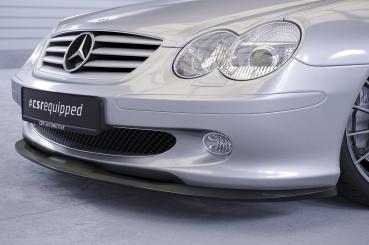 CSR Frontspoiler | Cup-Spoilerlippe mit ABE für Mercedes-Benz SL-Klasse R230 CSL427-C Carbon Look Hochglanz (keine Lackierung erforderlich)