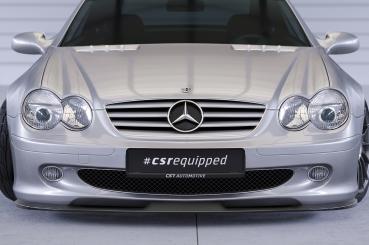 CSR Frontspoiler | Cup-Spoilerlippe mit ABE für Mercedes-Benz SL-Klasse R230 CSL427-C Carbon Look Hochglanz (keine Lackierung erforderlich)