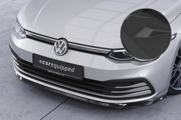 CSR Frontspoiler | Cup-Spoilerlippe mit ABE für VW Golf 8 (Typ CD) CSL428-S strukturiert schwarz matt (keine Lackierung erforderlich)