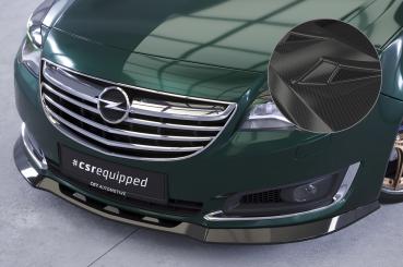 CSR Frontspoiler | Cup-Spoilerlippe mit ABE für Opel Insignia A CSL432-C Carbon Look Hochglanz (keine Lackierung erforderlich)