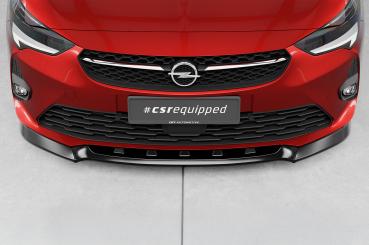 CSR Frontspoiler | Cup-Spoilerlippe mit ABE für Opel Corsa F GS-Line CSL436-S strukturiert schwarz matt (keine Lackierung erforderlich)