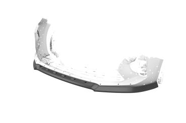 CSR Frontspoiler | Cup-Spoilerlippe mit ABE für Opel Corsa F GS-Line CSL436-S strukturiert schwarz matt (keine Lackierung erforderlich)