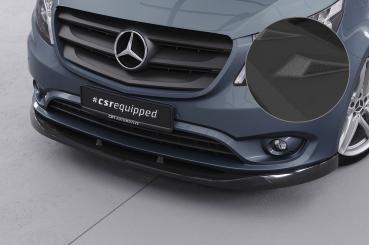 CSR Frontspoiler | Cup-Spoilerlippe mit ABE für Mercedes-Benz Vito 447 CSL439-S strukturiert schwarz matt (keine Lackierung erforderlich)