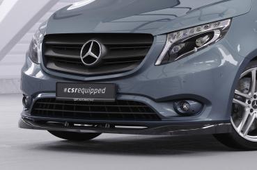 CSR Frontspoiler | Cup-Spoilerlippe mit ABE für Mercedes-Benz Vito 447 CSL439-G Glossy schwarz Hochglanz (keine Lackierung erforderlich)