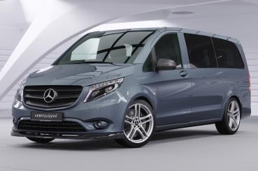 CSR Frontspoiler | Cup-Spoilerlippe mit ABE für Mercedes-Benz Vito 447 CSL439-G Glossy schwarz Hochglanz (keine Lackierung erforderlich)