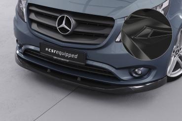 CSR Frontspoiler | Cup-Spoilerlippe mit ABE für Mercedes-Benz Vito 447 CSL439-G Glossy schwarz Hochglanz (keine Lackierung erforderlich)