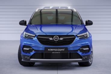 CSR Frontspoiler | Cup-Spoilerlippe mit ABE für Opel Grandland X CSL441-G Glossy schwarz Hochglanz (keine Lackierung erforderlich)