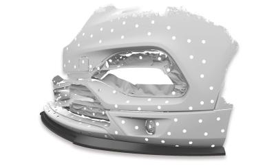 CSR Frontspoiler | Cup-Spoilerlippe mit ABE für Opel Grandland X CSL441-G Glossy schwarz Hochglanz (keine Lackierung erforderlich)