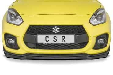 CSR Frontspoiler | Cup-Spoilerlippe mit ABE für Suzuki Swift 6 (RZ/AZ) Sport CSL442-L Lackierung erforderlich (unlackiert roh)
