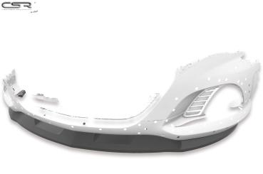 CSR Frontspoiler | Cup-Spoilerlippe mit ABE für Opel Corsa D OPC CSL443-S strukturiert schwarz matt (keine Lackierung erforderlich)