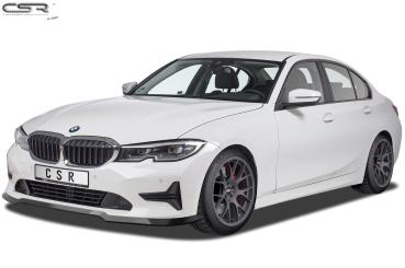 CSR Frontspoiler | Cup-Spoilerlippe mit ABE für BMW 3er G20 Limousine / G21 Touring CSL444-G Glossy schwarz Hochglanz (keine Lackierung erforderlich)