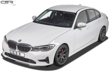 CSR Frontspoiler | Cup-Spoilerlippe mit ABE für BMW 3er G20 Limousine / G21 Touring CSL444-G Glossy schwarz Hochglanz (keine Lackierung erforderlich)