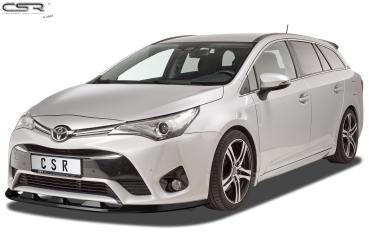 CSR Frontspoiler | Cup-Spoilerlippe mit ABE für Toyota Avensis (T27) CSL449-G Glossy schwarz Hochglanz (keine Lackierung erforderlich)