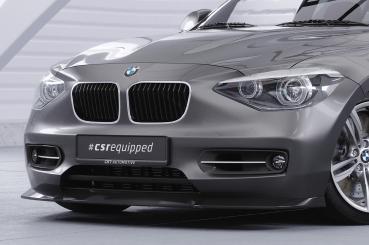 CSR Frontspoiler | Cup-Spoilerlippe mit ABE für BMW 1er F20 / F21 CSL450-C Carbon Look Hochglanz (keine Lackierung erforderlich)