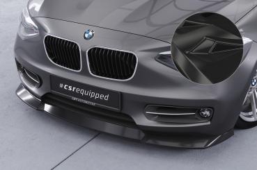 CSR Frontspoiler | Cup-Spoilerlippe mit ABE für BMW 1er F20 / F21 CSL450-G Glossy schwarz Hochglanz (keine Lackierung erforderlich)