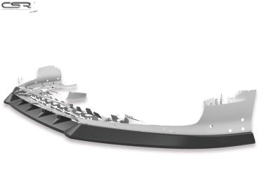 CSR Frontspoiler | Cup-Spoilerlippe mit ABE für Audi S3 / A3 8V S-Line Cabrio / Limo CSL453-G Glossy schwarz Hochglanz (keine Lackierung erforderlich)
