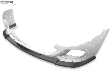 CSR Frontspoiler | Cup-Spoilerlippe mit ABE für BMW 5er E60/E61 M-Paket CSR-CSL455-C Carbon Look Hochglanz (keine Lackierung erforderlich)