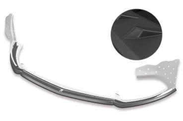 CSR Frontspoiler | Cup-Spoilerlippe mit ABE für Mercedes-Benz CLA C118/X118 AMG-Line CSL456-L Lackierung erforderlich (unlackiert roh)