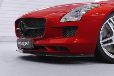 CSR Frontspoiler | Cup-Spoilerlippe mit ABE für Mercedes-Benz SLS AMG (197) CSL462-C Carbon Look Hochglanz (keine Lackierung erforderlich)