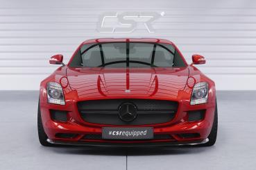 CSR Frontspoiler | Cup-Spoilerlippe mit ABE für Mercedes-Benz SLS AMG (197) CSL462-C Carbon Look Hochglanz (keine Lackierung erforderlich)