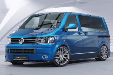 CSR Frontspoiler | Cup-Spoilerlippe mit ABE für VW T5 Bus CSL465-C Carbon Look Hochglanz (keine Lackierung erforderlich)
