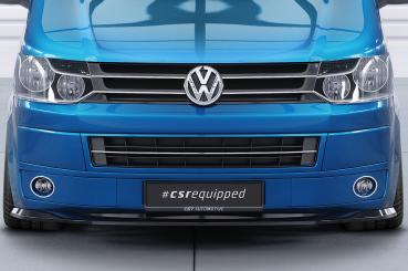 CSR Frontspoiler | Cup-Spoilerlippe mit ABE für VW T5 Bus CSL465-C Carbon Look Hochglanz (keine Lackierung erforderlich)