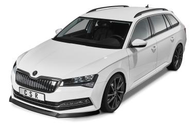 CSR Frontspoiler | Cup-Spoilerlippe mit ABE für Skoda Superb III (Typ 3V) CSL468-L Lackierung erforderlich (unlackiert roh)